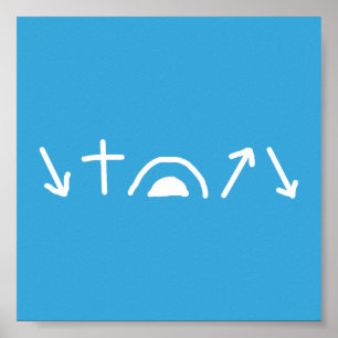 Poster des flèches évangéliques