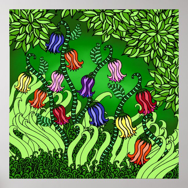 Poster des fleurs Bell (Devant)