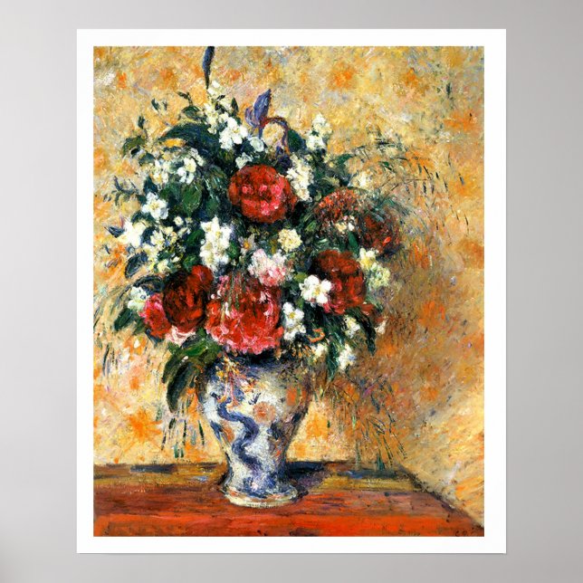 Poster des fleurs dans le vase 18x22 (Devant)