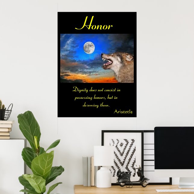 Poster Des fleurs d'honneur dans la nature sauvage et fée (Bureau à domicile)