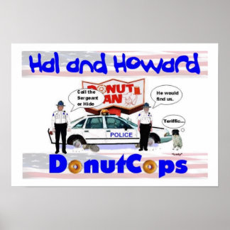 Poster des flics Hal et Howard Donut