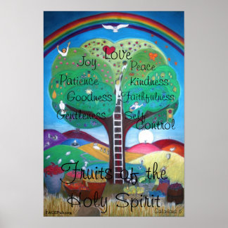 Poster des fruits du Saint-Esprit