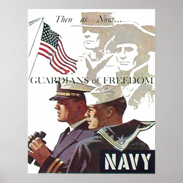 Poster des Gardiens de la liberté de la Marine (Devant)