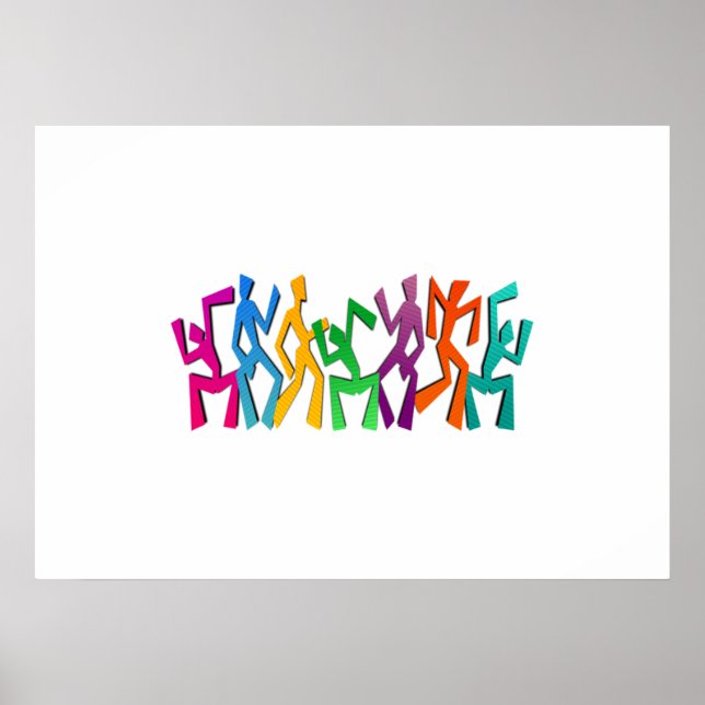 Poster Des gens dansants (Devant)