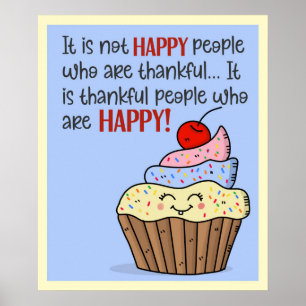 Poster des gens heureux