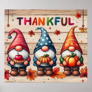 Poster des Gnomes de Thanksgiving