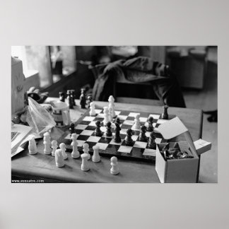 Poster des grands échecs
