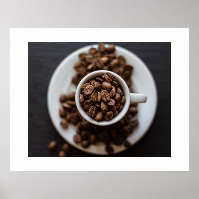 Poster des haricots de café (Devant)