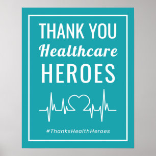 Poster des Héros du Merci de soins de santé