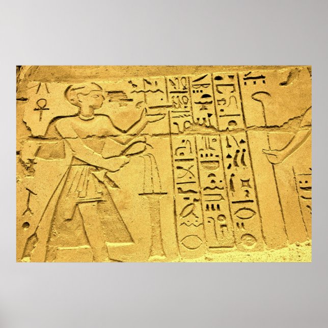 Poster des hiéroglyphes égyptiens (Devant)