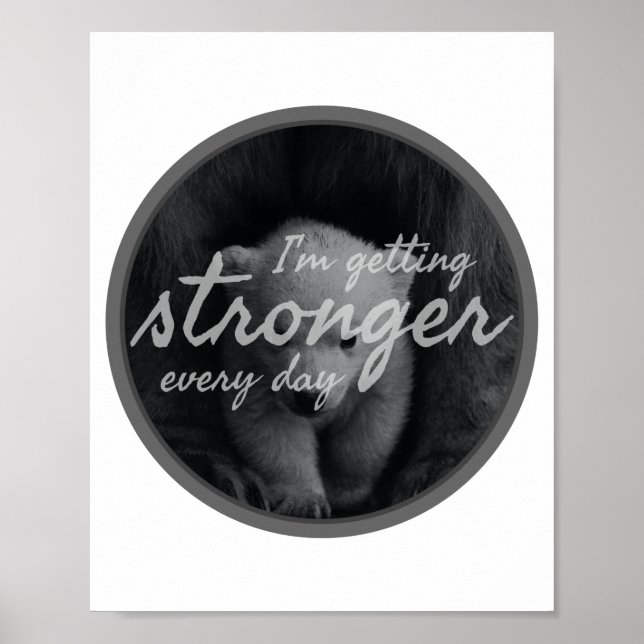 Poster des idées positives sur la vie et l'acceptation de (Devant)