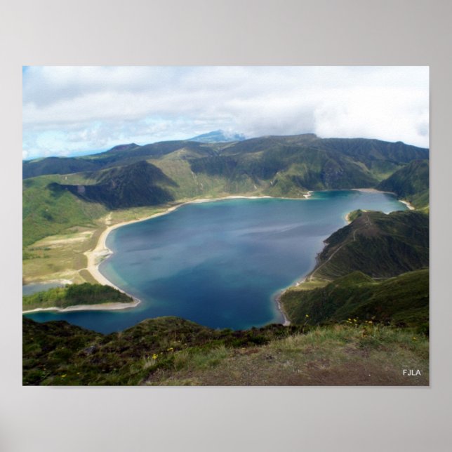 Poster des îles Açores (Devant)
