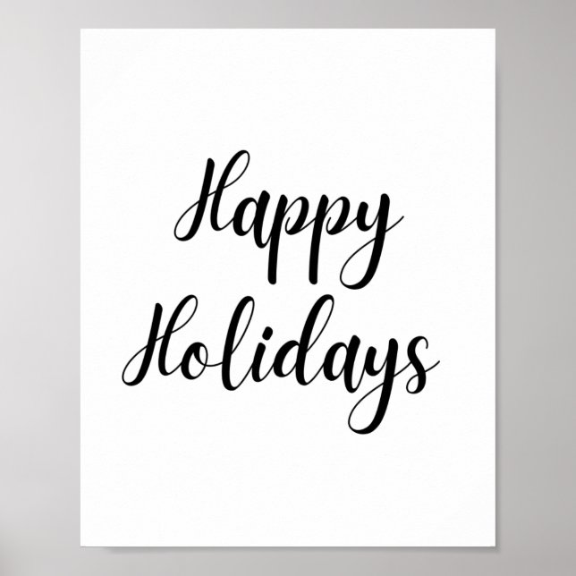 Poster des Joyeuses Fêtes (Devant)