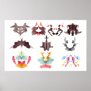 Poster des lots d'encre Rorschach