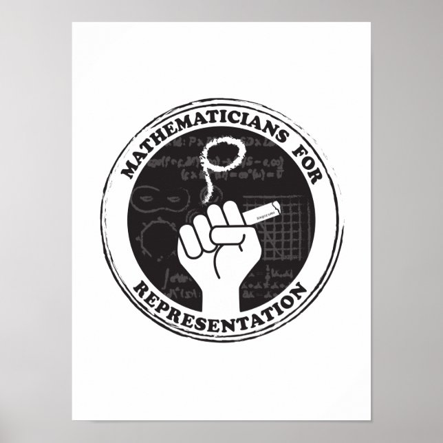 Poster des mathématiciens pour la représentation (Devant)