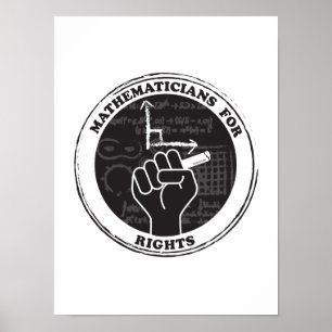 Poster des mathématiciens pour les droits