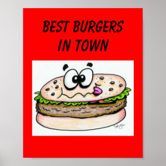 Poster des meilleurs hamburgers en ville