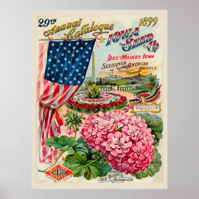 Poster Des Moines, Iowa 1899 (Devant)