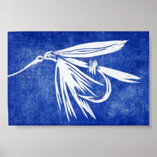 Poster des mouches à truites