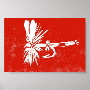 Poster des mouches à truites