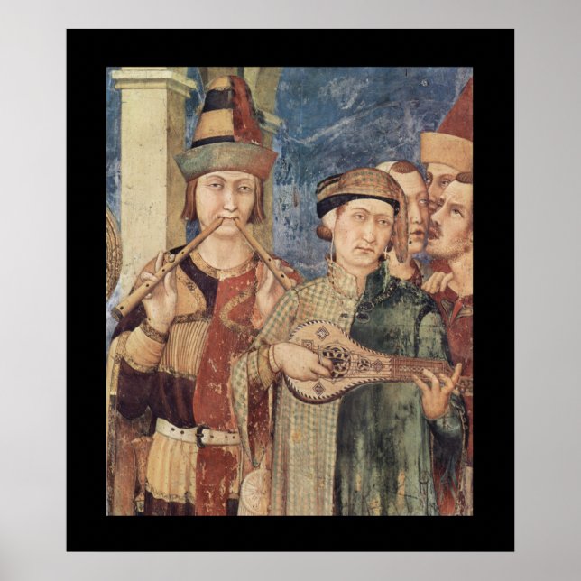 Poster des musiciens médiévaux (Devant)