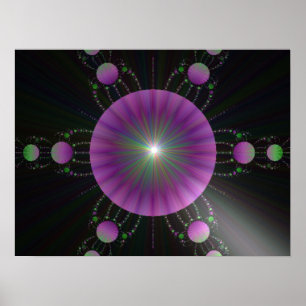 Poster des navires spatiaux Aliens