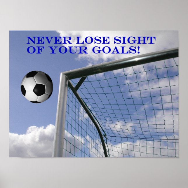 POSTER DES OBJECTIFS DU FOOTBALL (Devant)