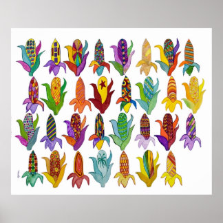 Poster des oreilles de maïs