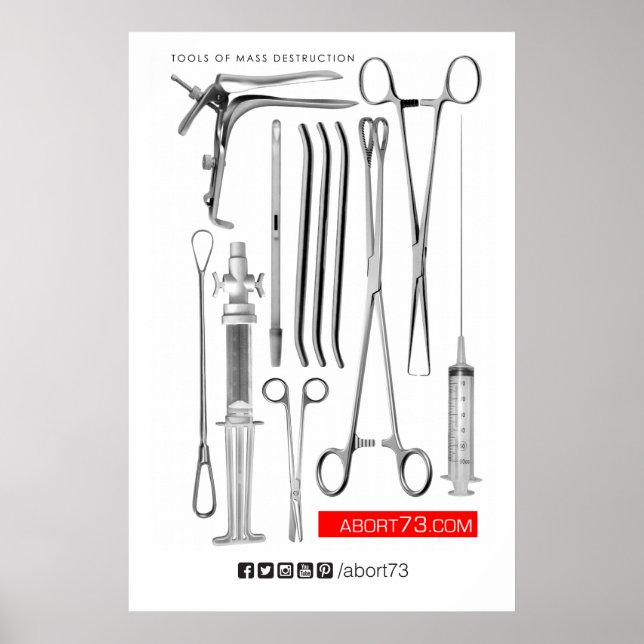 Poster des outils de destruction massive (Abort73. (Devant)
