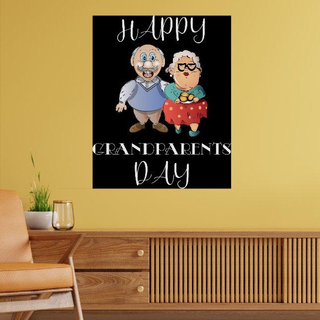 Poster des pancartes de la fête des grands-parents (Salon 2)