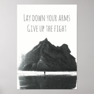 Poster des paroles de la chanson Green Day 21 Guns