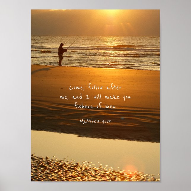 Poster des pêcheurs de Men Sunrise Beach Imprimer (Devant)