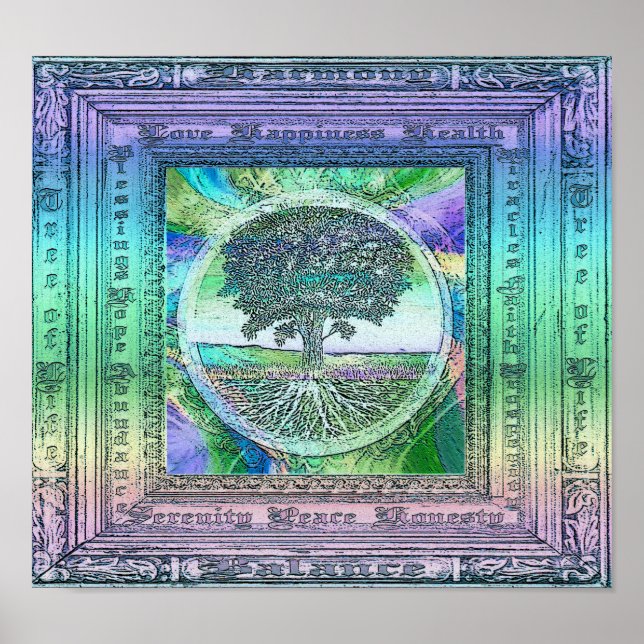 Poster des pensées positives (Devant)