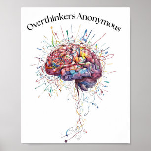 Poster Des penseurs anonymes - QG Spiral Pensée