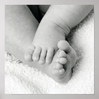 Poster des pieds pour bébé Imprimer