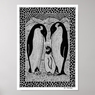Poster des pingouins