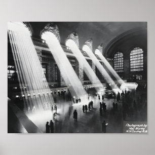 Poster des poutres Sun dans la gare Grand Central