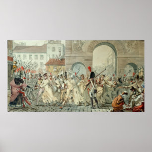 Poster Des prisonniers russes défilent sur le boulevard