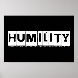Poster des proverbes "Humilité"