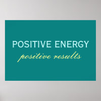 Poster des résultats positifs en énergie positive