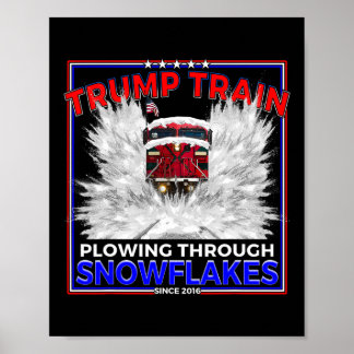 Poster Des Snowflakes Au Président Trump ! Train Maga Tru