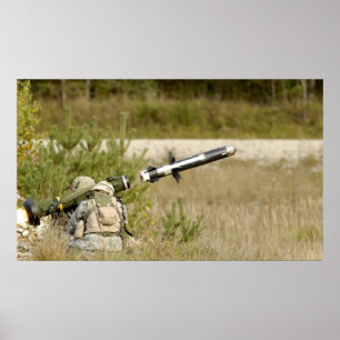 Poster des soldats tirent sur une MGF-148 Javelin