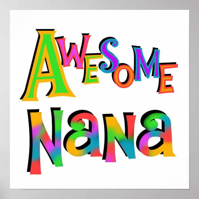 Poster Des T-shirts et cadeaux superbes Nana (Devant)