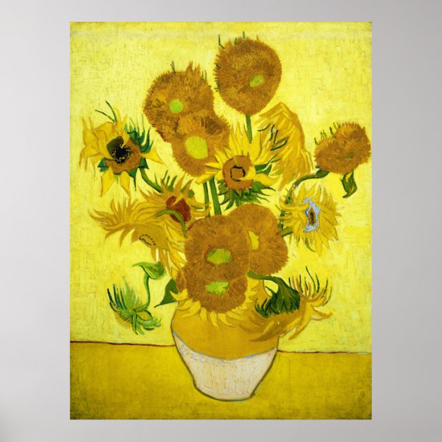 Poster des tournesols Vincent van Gogh (Devant)