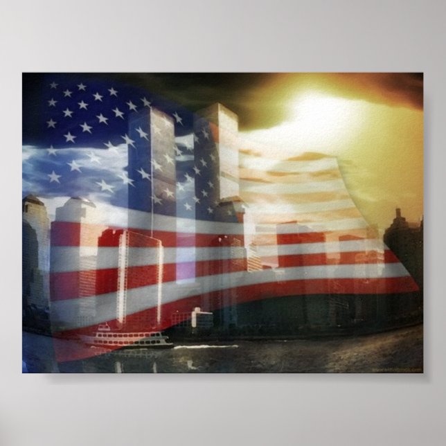Poster des tours jumelles USA (Devant)