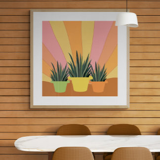 Poster des Trois Agaves et téléchargement numériqu