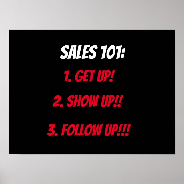 Poster des ventes 101 du WSN (Devant)