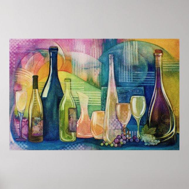 Poster des vins de Californie (Devant)