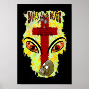 Poster Des yeux comme un feu de paille - Apocalypse 1:14-