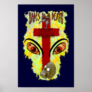 Poster Des yeux comme un feu de paille - Apocalypse 1:14-